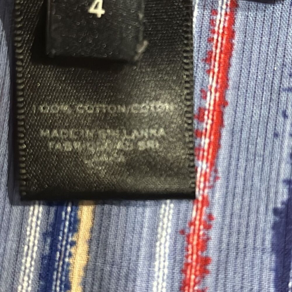 Marc by Marc Jacobs Women's Red White and Blue Striped Cami Top Size 4 - EUC - Picture 5 of 5